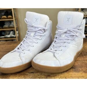 Flux Footwear Adapt High-Top Trainer in white M10/W11